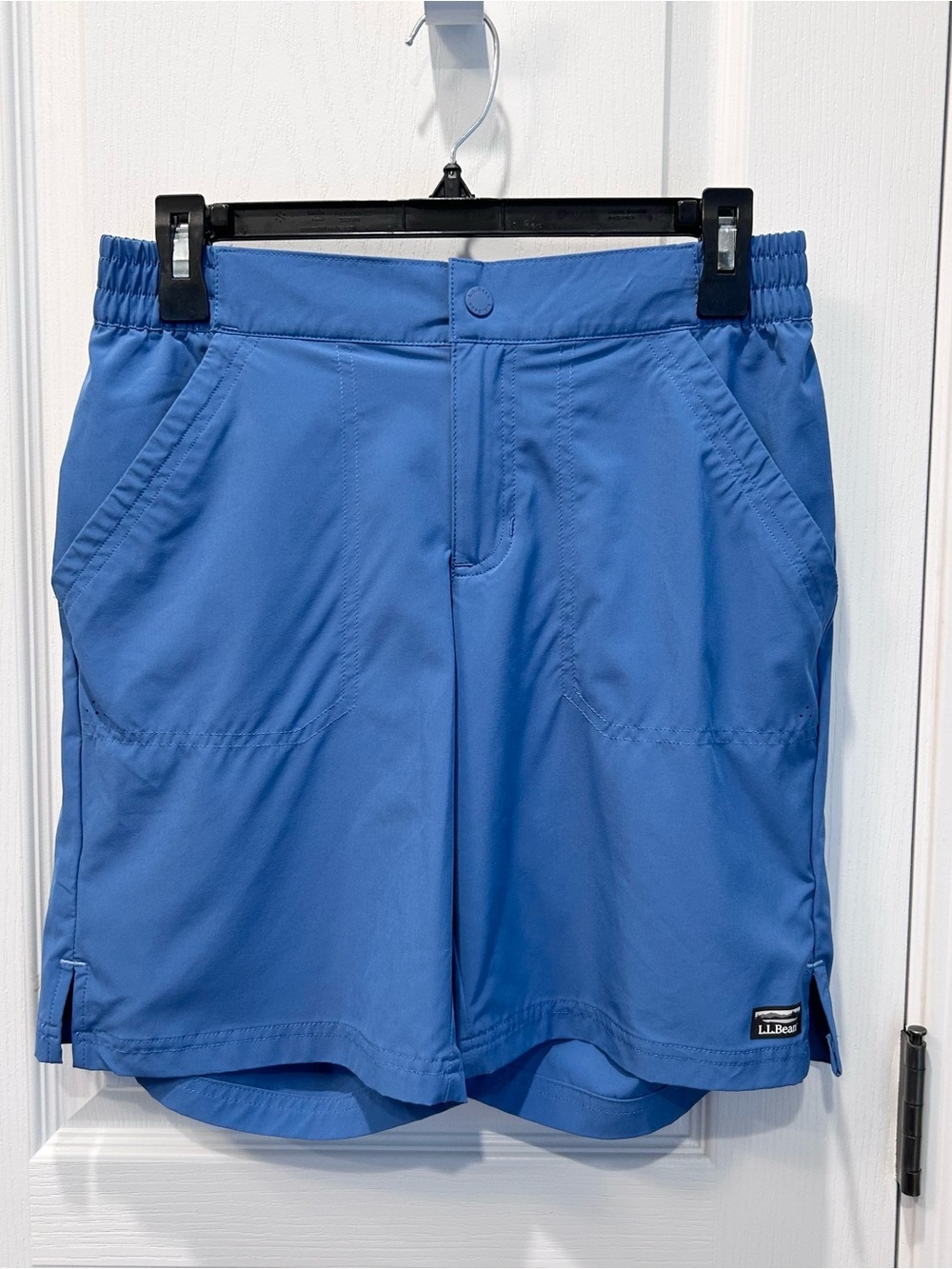 LL Bean Stretch UPF 50+ Shorts Women’s Sz. 4 Cobalt Blue Board Swim Hiking